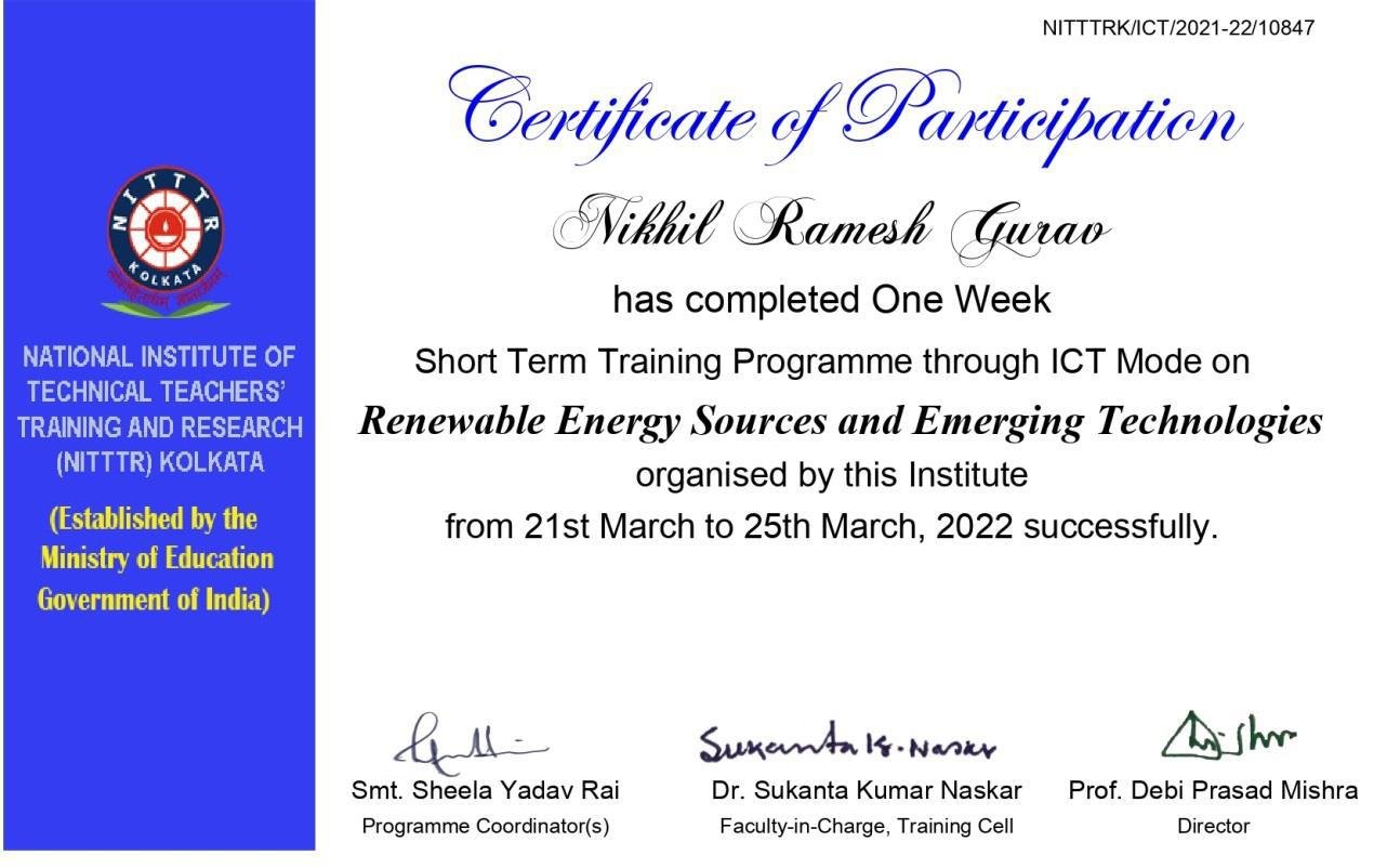 Renewable Energy Sources and Emerging Technologies