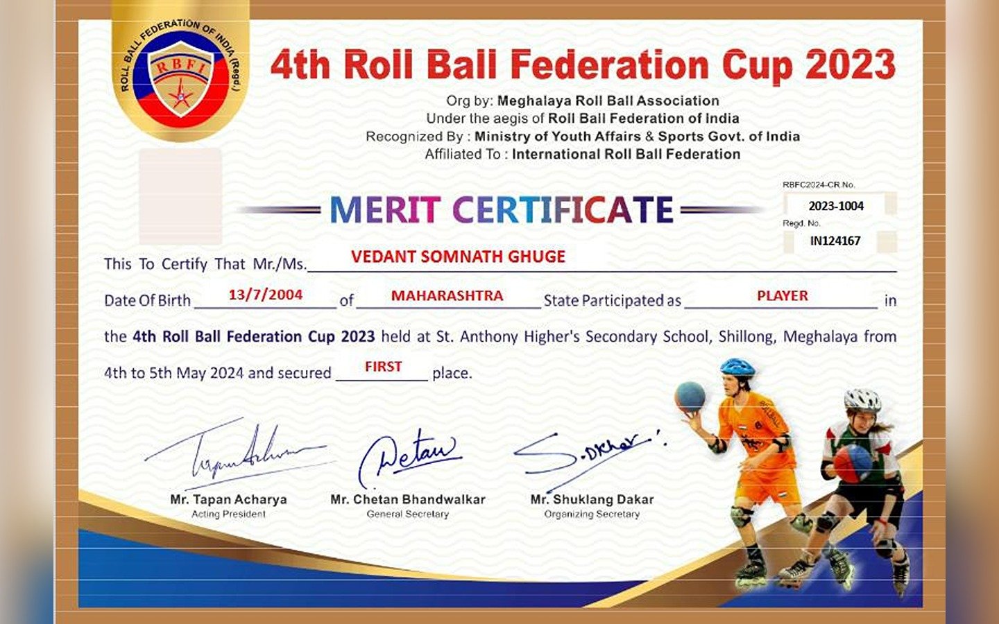 Roll ball Federation Cup 2023