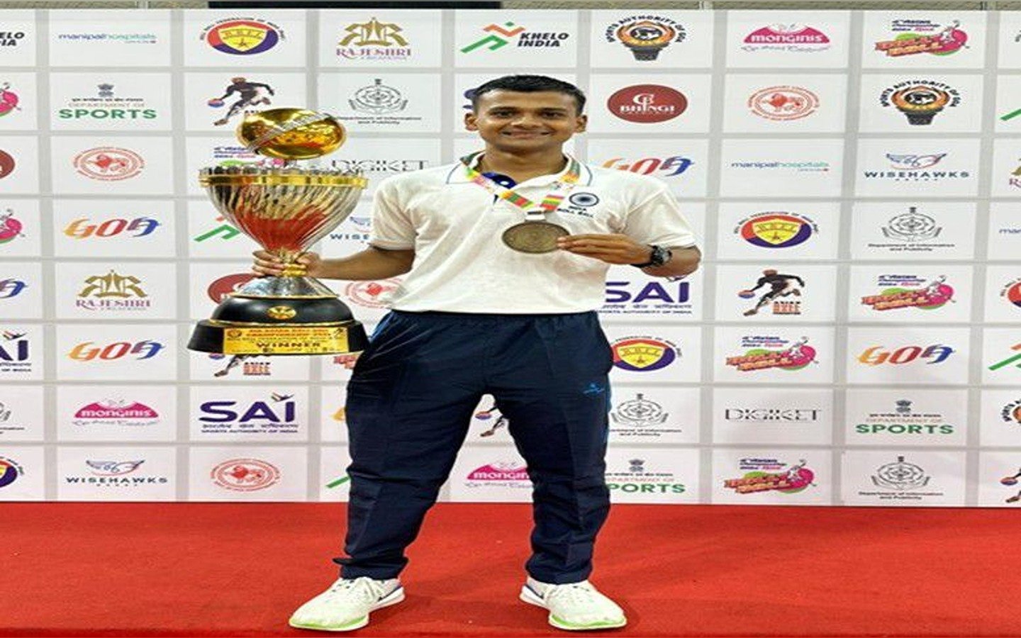 Indian team player in 4th Asian Roll ball championship 2024