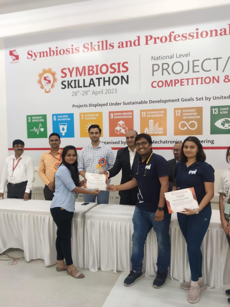 Second Place at Symbiosis Skillathon 2023